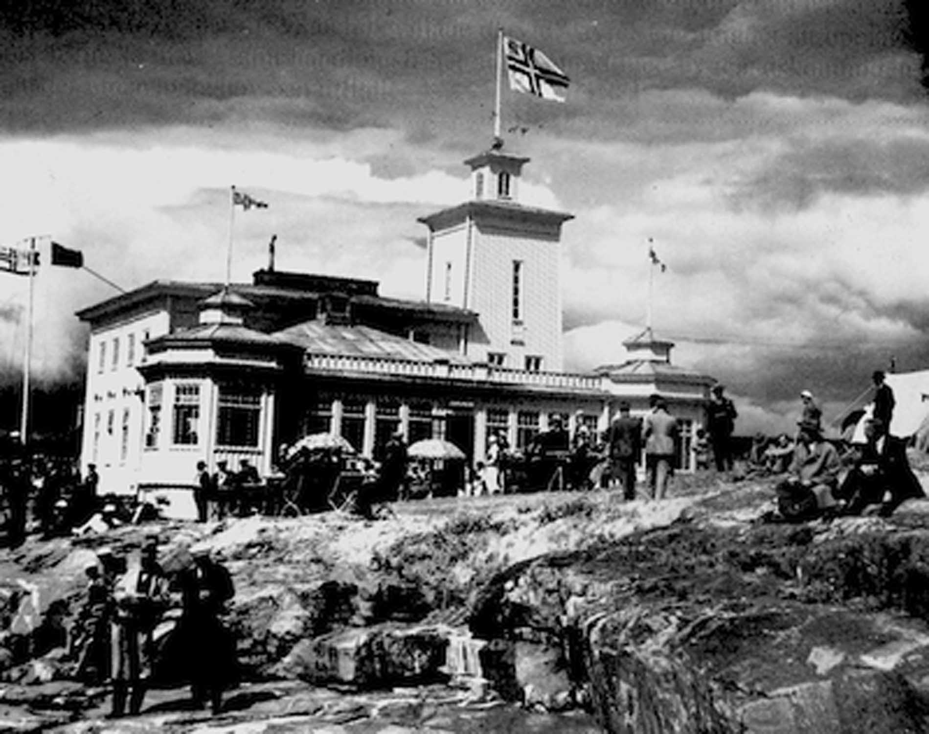 Hss vanha kerhorakennus vuonna 1936